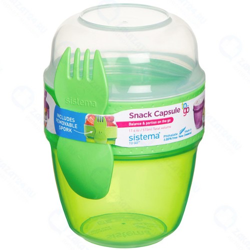 Контейнер для продуктов Sistema To-Go 515 мл Green (21488)