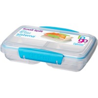 Контейнер Sistema TO-GO, двойной, 350 мл, синий (21518)