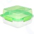 Ланч-бокс Sistema TO GO, 3 секции, 1,24 мл, зеленый (21610)