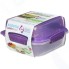 Ланч-бокс Sistema TO GO, 3 секции, 1,24 мл, фиолетовый (21610)