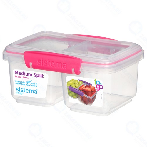 Контейнер для продуктов Sistema To-Go 835 мл Red (21620)