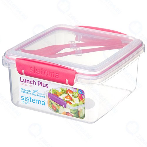 Контейнер для продуктов Sistema To-Go Lunch Plus 1.2 л Red (21652)