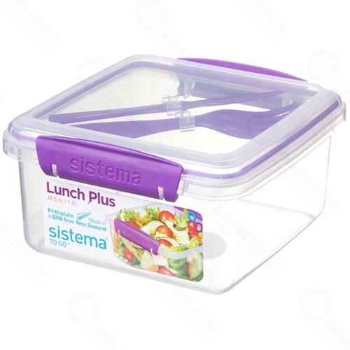 Контейнер для продуктов Sistema To-Go Lunch Plus 1.2 л Violet (21652)