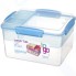 Контейнер двухуровневый с разделителями Sistema To-Go Lunch Tub, 2,3 л Blue (21665)