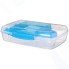 Ланч-бокс с баночкой Sistema Bento TO GO, многосекционный, 1,76 л, синий (21671)