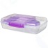 Ланч-бокс с баночкой Sistema Bento TO GO, многосекционный, 1,76 л, фиолетовый (21671)