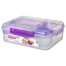 Контейнер для продуктов Sistema To-Go Bento Lunch 1.65 л Violet (21690) Контейнер для продуктов Sistema To-Go Bento Lunch 1.65 л Violet (21690)