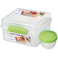 Ланч-бокс с баночкой Sistema TO GO, 4 секции, 2 л, зеленый (21745)