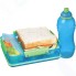 Контейнер с разделителем и бутылка для воды Sistema Lunch Pack, 975 мл Blue (41575)