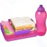 Контейнер с разделителем и бутылка для воды Sistema Lunch Pack, 975 мл Red (41575)