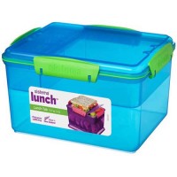 Ланч-бокс Sistema Lunch, 4 секции, 2,3 л, силий (41665)