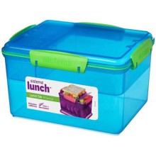 Ланч-бокс Sistema Lunch, 4 секции, 2,3 л, силий (41665) Ланч-бокс Sistema Lunch, 4 секции, 2,3 л, силий (41665)