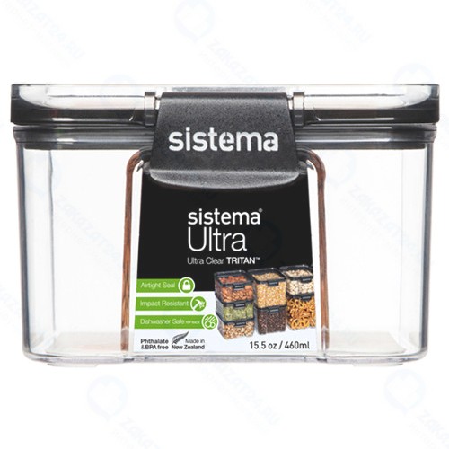 Контейнер для продуктов Sistema Ultra 460 мл Black (51400)
