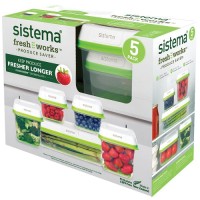 Набор контейнеров Sistema FreshWorks 5 шт (53155)