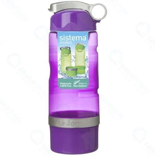 Бутылка для воды Sistema Hydrate Sport Fusion, 615 мл Violet (535)