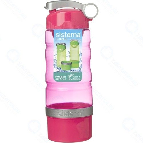 Бутылка для воды Sistema Hydrate Sport Fusion, 615 мл Red (535)