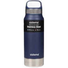 Термобутылка Sistema Hydrate, 0,65 мл, синяя (560)