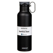 Бутылка для воды Sistema Hydrate 600 мл Black (565)