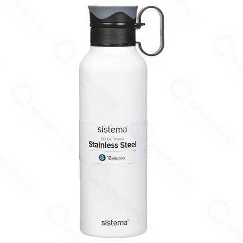 Бутылка для воды Sistema Hydrate 600 мл White (565)