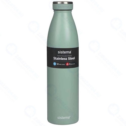 Термобутылка Sistema Hydrate, 0,75 л, мятная (575)