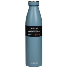 Термобутылка Sistema Hydrate, 0,75 л, серо-голубая (575)