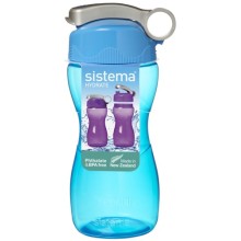 Бутылка для воды Sistema Hydrate Hourglass, 475 мл Blue (580) Бутылка для воды Sistema Hydrate Hourglass, 475 мл Blue (580)