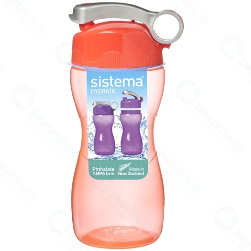 Бутылка для воды Sistema Hydrate Hourglass, 475 мл Orange (580)
