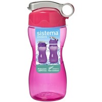 Бутылка для воды Sistema Hydrate Hourglass, 475 мл Red (580)