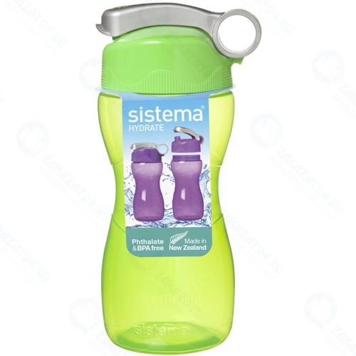 Бутылка для воды Sistema Hydrate Hourglass, 475 мл Green (580)