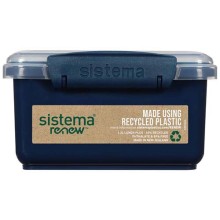 Контейнер с приборами Sistema Renew, 1,2 л, синий (581652) Контейнер с приборами Sistema Renew, 1,2 л, синий (581652)