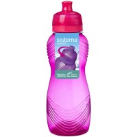 Бутылка для воды Sistema Hydrate Wave Bottle, 600 мл Red (600)