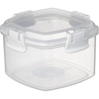 Контейнер для крекеров Sistema Klip It Cracker Accents, 400 мл White (61331)