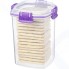 Контейнер для крекеров Sistema Klip It Cracker Accents, 900 мл Violet (61332)