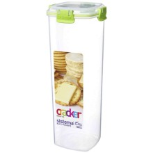 Контейнер для крекеров Sistema Klip It Cracker Accents, 1,8 л Green (61333) Контейнер для крекеров Sistema Klip It Cracker Accents, 1,8 л Green (61333)