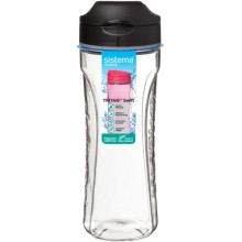 Бутылка для воды Sistema Hydrate Tritan Swift, 600 мл Black (640) Бутылка для воды Sistema Hydrate Tritan Swift, 600 мл Black (640)