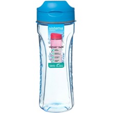 Бутылка для воды Sistema Hydrate Tritan Swift, 600 мл Blue (640) Бутылка для воды Sistema Hydrate Tritan Swift, 600 мл Blue (640)