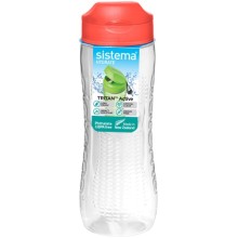 Бутылка для воды Sistema Hydrate Tritan Active, 800 мл Orange (650)