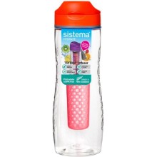 Бутылка для воды Sistema Hydrate Tritan Infuser, 800 мл Orange (660)