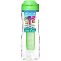 Бутылка для воды Sistema Hydrate Tritan Infuser, 800 мл Green (660)
