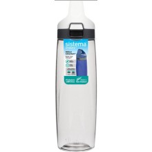 Бутылка для воды с кнопкой Sistema Hydrate, Тритан, 900 мл, белая (680)