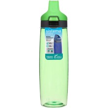 Бутылка для воды с кнопкой Sistema Hydrate, Тритан, 900 мл, зеленая (680)
