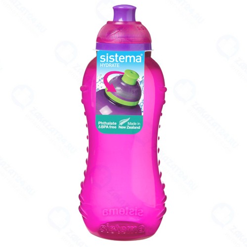 Бутылка для воды Sistema Hydrate Twist 'n' Sip 330 мл Pink (780NW)
