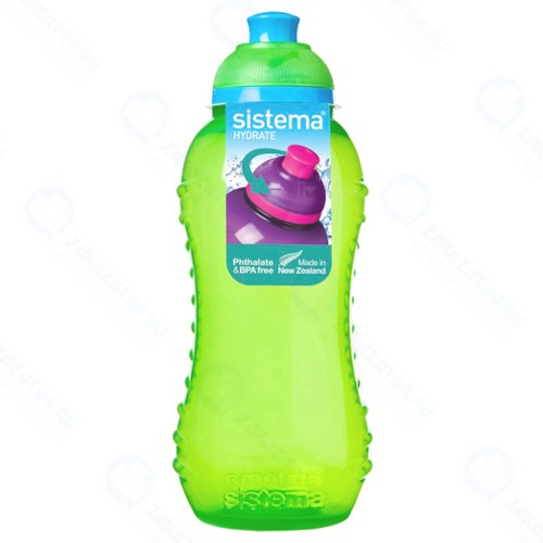 Бутылка для воды Sistema Hydrate Twist 'n' Sip 460 мл Green (785NW)