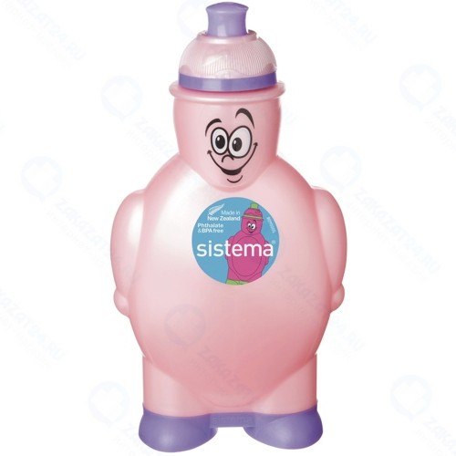 Бутылка для воды Sistema Hydrate Happy Bottle, 350 мл Pink (790)