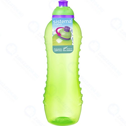 Бутылка для воды Sistema Hydrate Twist 'n' Sip, 620 мл Green (795)