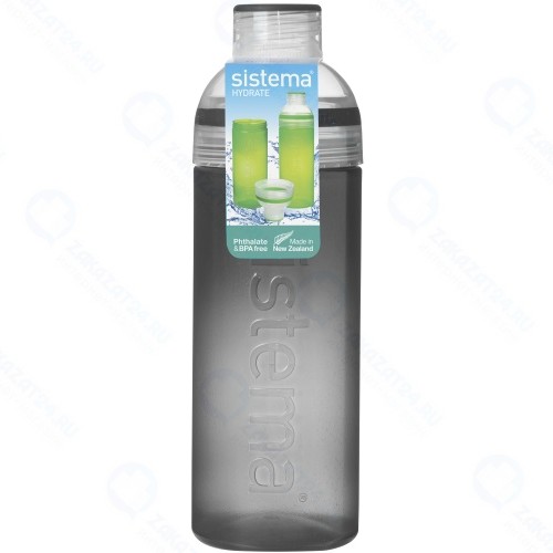 Бутылка для воды Sistema Hydrate Trio, 700 мл Black (840)