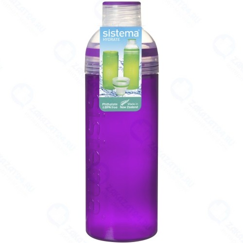 Бутылка для воды Sistema Hydrate Trio, 700 мл Violet (840)