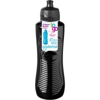 Бутылка для воды Sistema Hydrate Gripper Bottle, 800 мл Black (850)