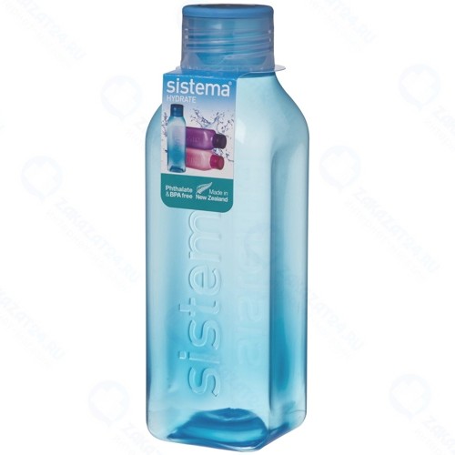 Бутылка для воды Sistema Hydrate Square Bottle, 725 мл Blue (880)