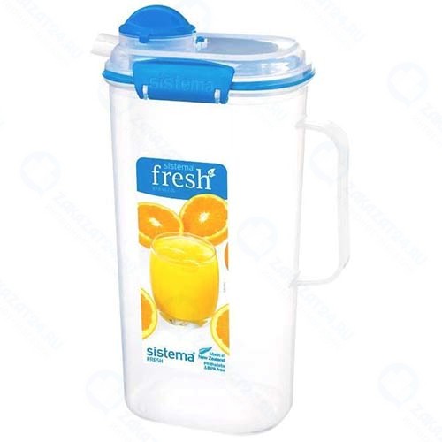 Кувшин для сока Sistema 2 л, синий (881420)